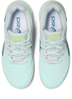 Asics Gel Resolution 9 Women's Tennis Shoe (Soothing Sea/Gris Blue) 