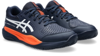 GEL-RESOLUTION X GRADE SCHOOL CLAY | Kids | Midnight/White | Tennis Shoes | ASICS United States