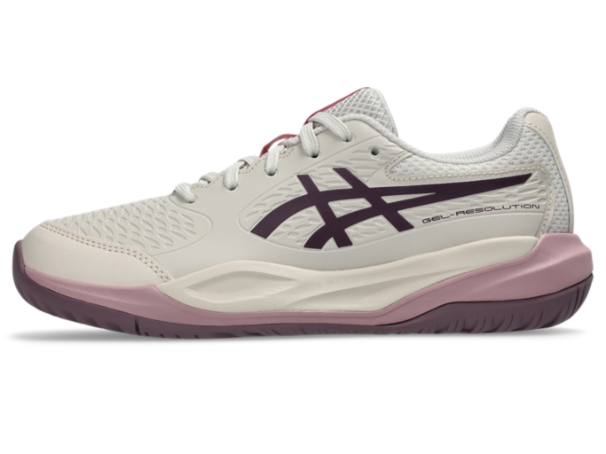GEL-RESOLUTION X GS | Kids | SOFT OAT/DARK AUBERGINE | Kids