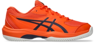 GEL GAME GS CLAY OC Kids Nova Orange Indigo Fog Kids Tennis Shoes ASICS IE