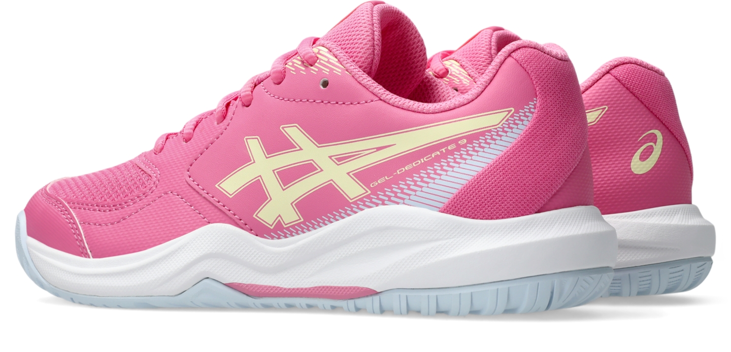 Детские кроссовки ASICS Gel-Dedicate 9, цвет: Мягкий жёлтый — фото 3
