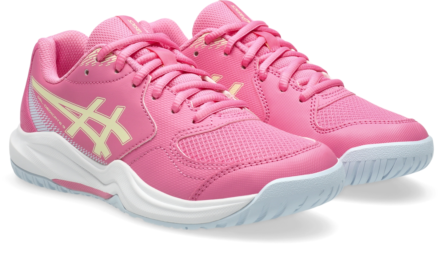 Детские кроссовки ASICS Gel-Dedicate 9, цвет: Мягкий жёлтый — фото 2