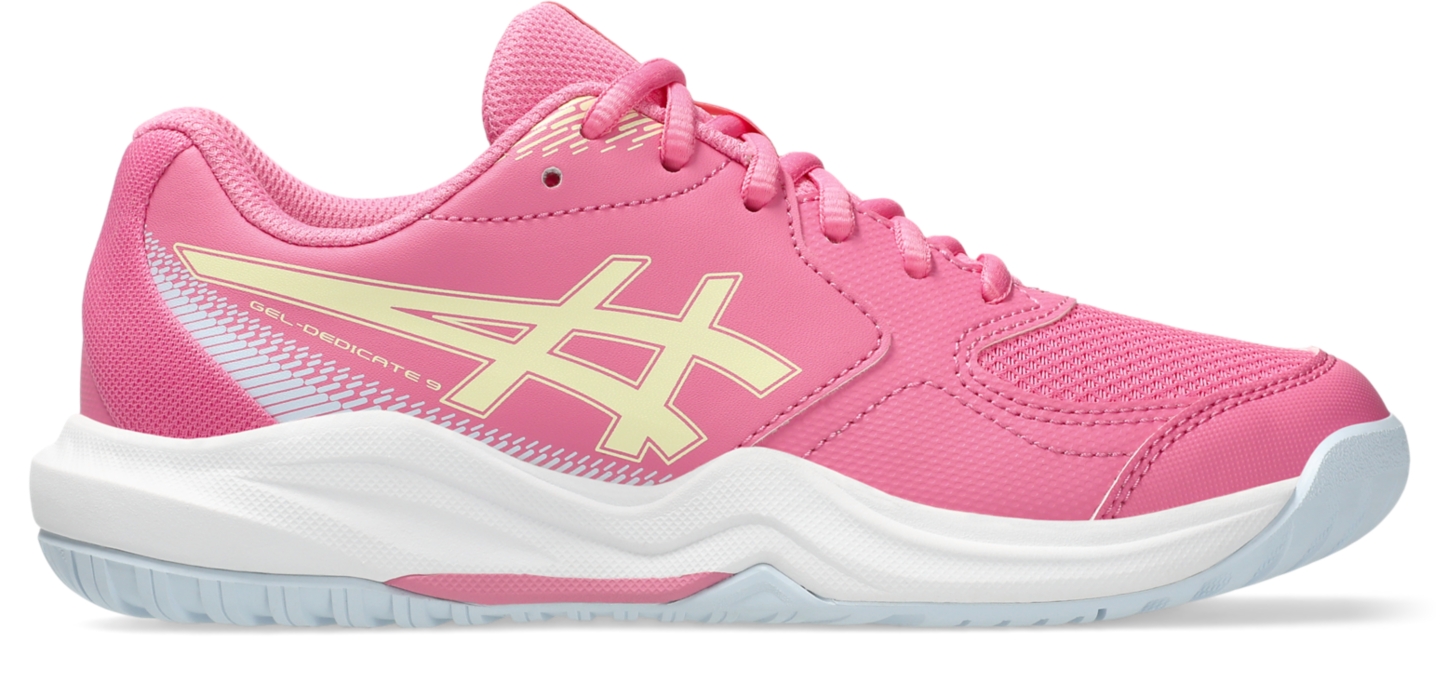 Детские кроссовки ASICS Gel-Dedicate 9, цвет: Мягкий жёлтый — фото 1