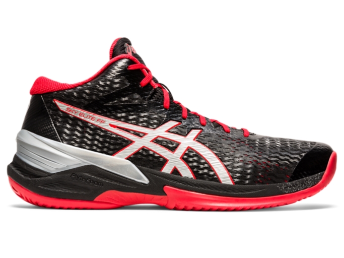 Men's SKY ELITE FF MT | Black/Pure Silver | Volleyball Shoes | ASICS