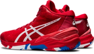 Zapatillas de Voleibol Asics Hombre Oferta - SKY ELITE FF MT TOKYO Naranjas  Rojas Negras