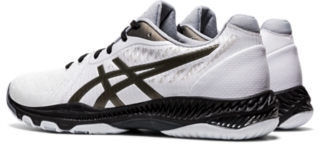 Men's NETBURNER BALLISTIC FF 2 | White/Gunmetal | Volleyball Shoes