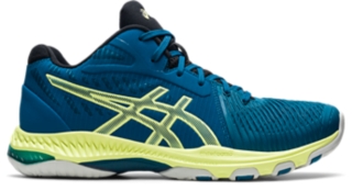 noche Auto Lingüística Men's NETBURNER BALLISTIC FF MT 2 | Deep Sea Teal/Glow Yellow | Volleyball  | ASICS