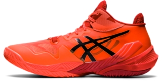 Men's METARISE TOKYO Sunrise Red/Eclipse Black Volleyball Shoes ASICS ...