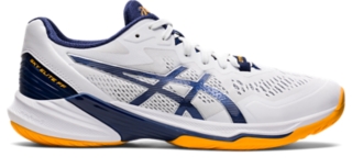 Men's SKY ELITE FF 2 | White/Deep Ocean | Volleyball Shoes | ASICS