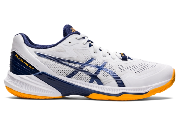 Men's SKY ELITE FF 2 | White/Deep Ocean | Volleyball Shoes | ASICS