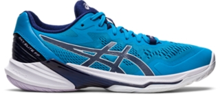 Asics blue volleyball clearance shoes