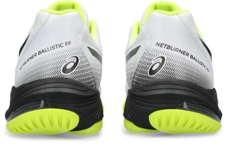 Men's NETBURNER BALLISTIC FF 3 | White/Gunmetal | Volleyball Shoes