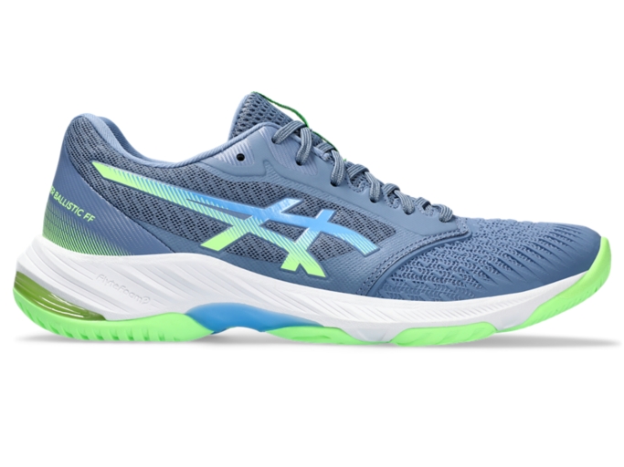 Men's NETBURNER BALLISTIC FF 3 | Denim Blue/Waterscape | Volleyball Shoes |  ASICS