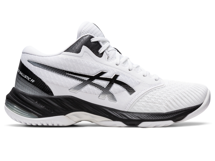 Men's NETBURNER BALLISTIC FF MT 3 | White/Black | Volleyball Shoes | ASICS