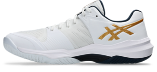 ASICS Sky Elite FF 3 Men s Volleyball Shoes White Pure Gold 10