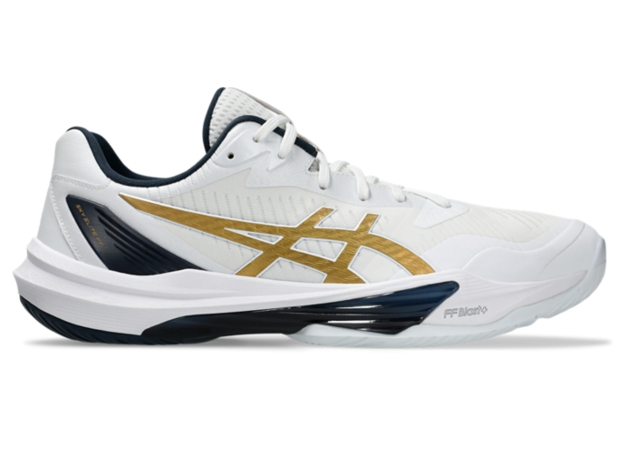 SKY ELITE FF 3 | Men | White/Pure Gold | Men's Volleyball Shoes | ASICS  United States