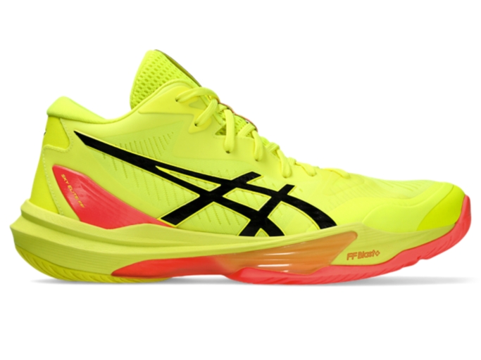 SKY ELITE FF 3 Men Safety Yellow Black Men s Indoor Sport Shoes ASICS UK