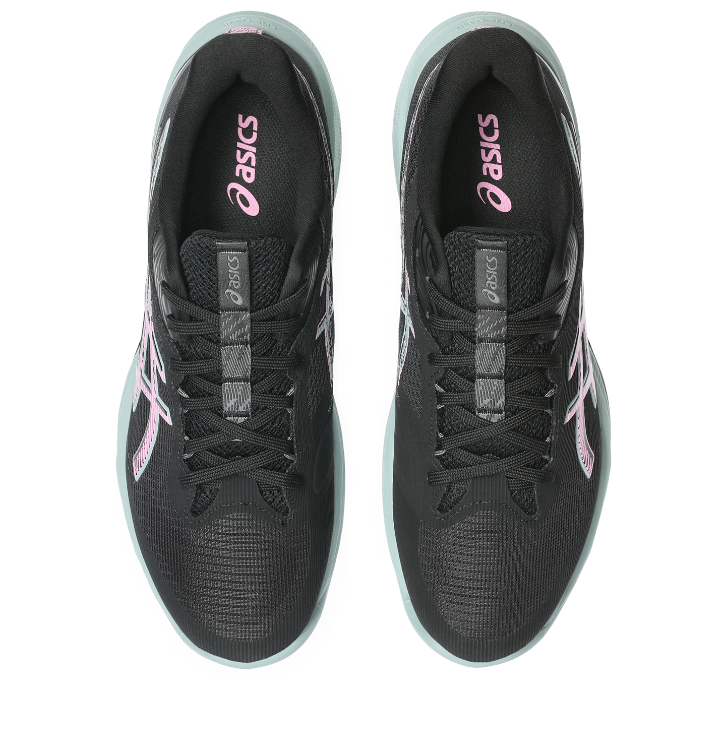Мужские кроссовки ASICS Netburner Ballistic FF 4, цвет: Чёрный / Нежно-розовый — фото 6