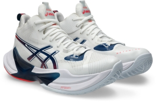 METARISE 2 | Men | White/Mako Blue | Men's Volleyball Shoes | ASICS United States