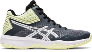 Asics gel netburner ballistic netball trainers on sale grey