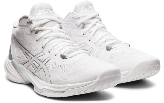 Men's SKY ELITE FF MT 2, White/Pure Silver, Volleyball Shoes