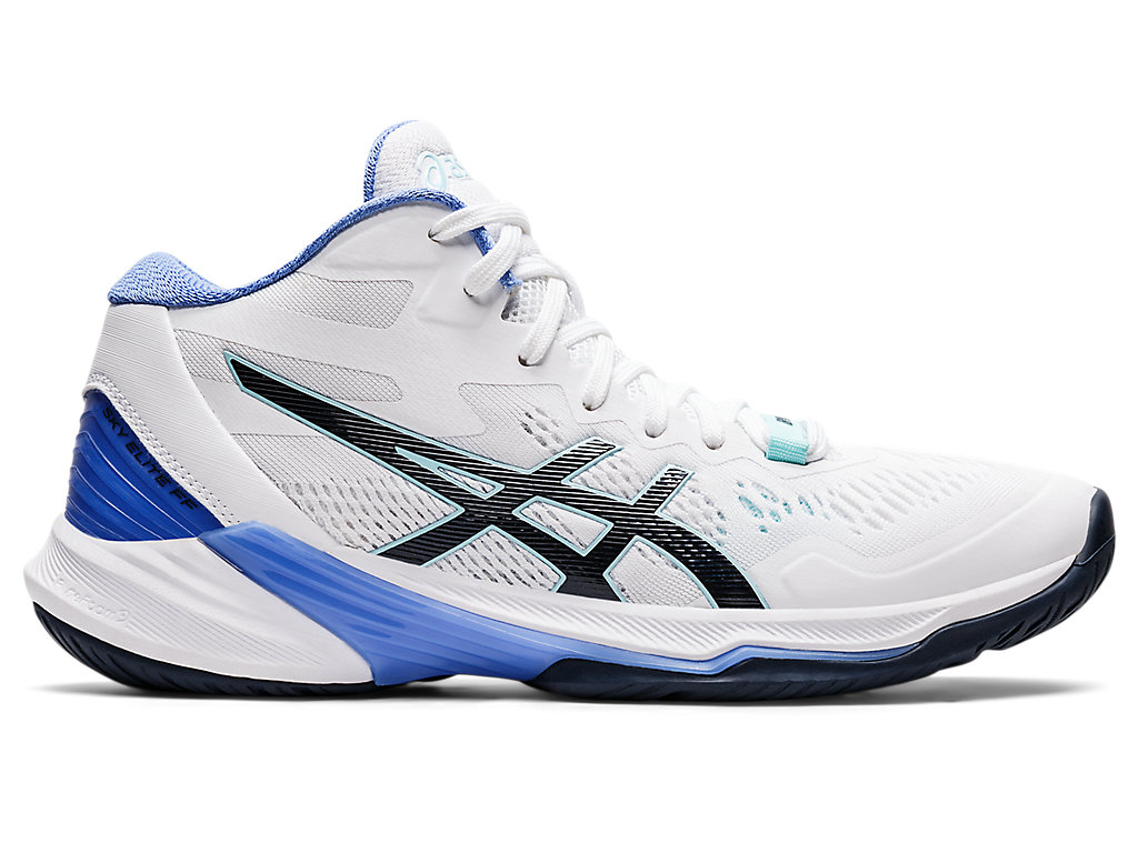 Women's SKY ELITE FF MT 2 | White/French Blue | Volleyball Shoes | ASICS