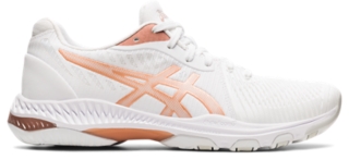 Women s NETBURNER BALLISTIC FF 2 White Rose Gold Netball