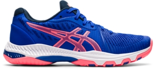 Blue asics clearance netball trainers