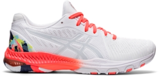 Women's NETBURNER BALLISTIC FF 2 | White/Sunrise Red | Volleyball 