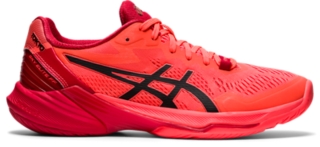 Asics red volleyball shoes best sale