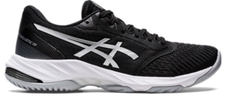 Black asics netball trainers on sale