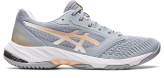 Asics netball on sale trainers grey