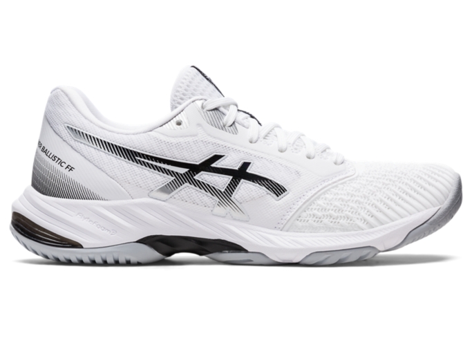 White on sale asics netball