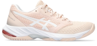 Women's NETBURNER BALLISTIC FF 3 | Pearl Pink/White | Netball | ASICS ...