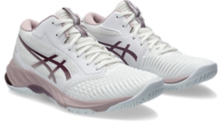 NETBURNER BALLISTIC FF 3 Women White Watershed Rose Hallensportschuhe fur Damen ASICS DE