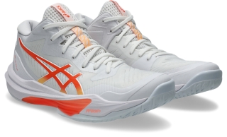 SKY ELITE FF MT 3 | Women | White/Vivid Coral | Women's Volleyball Shoes | ASICS United States