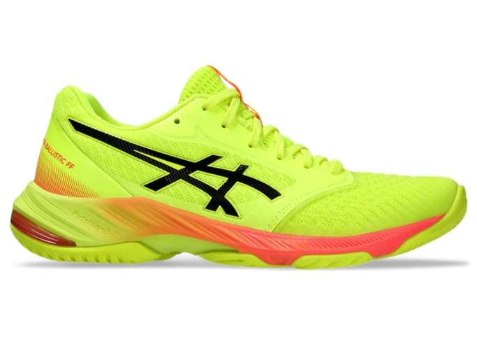 NETBURNER BALLISTIC FF 3 Women Safety Yellow Black Hallensportschuhe fur Damen ASICS DE