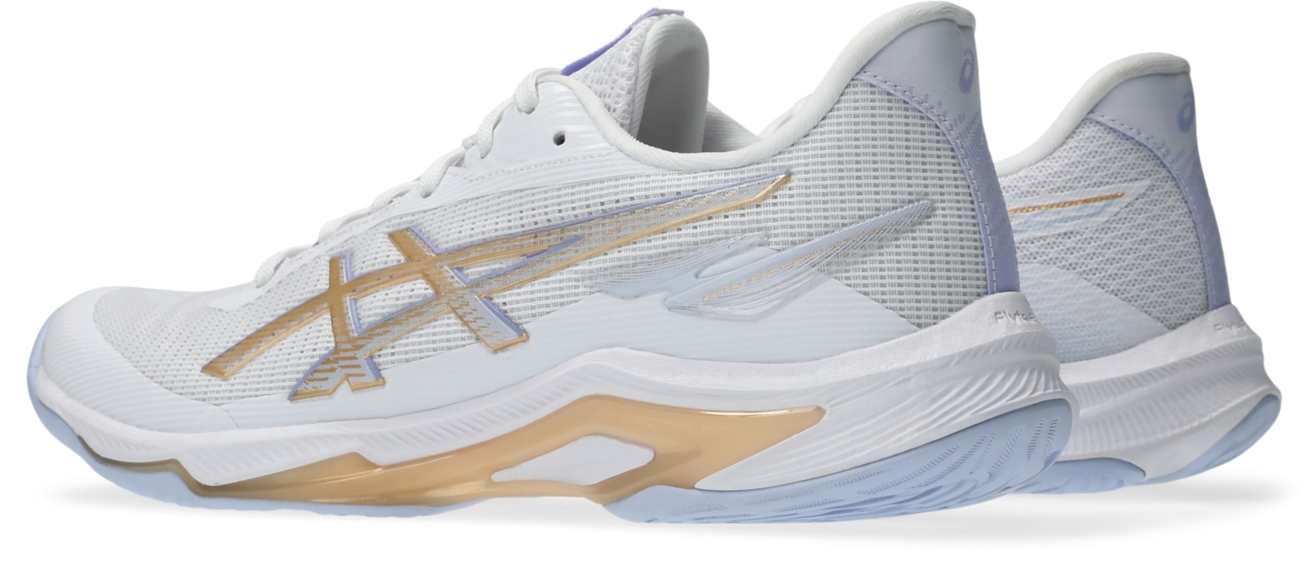 Женские кроссовки ASICS Netburner Ballistic FF 4, цвет: Белый / Шампань — фото 3