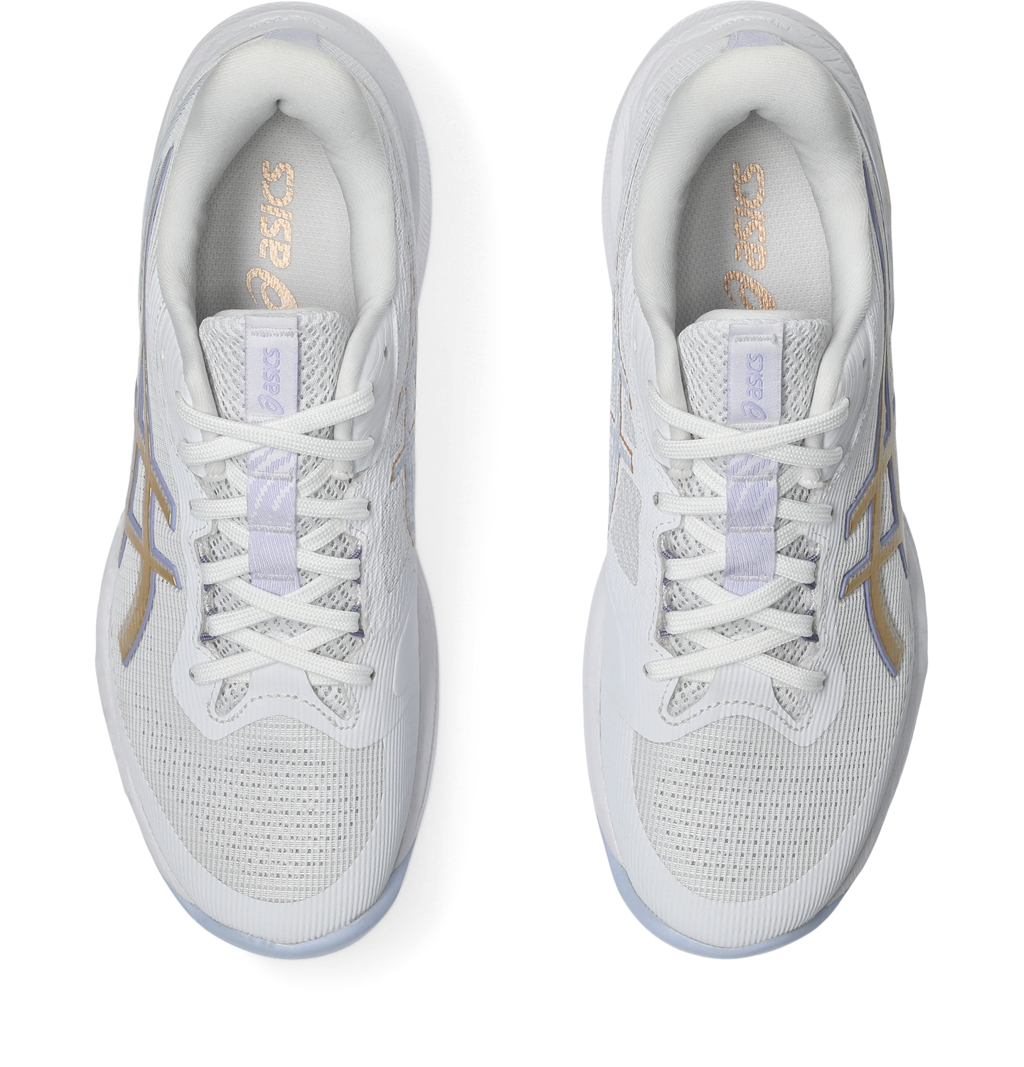 Женские кроссовки ASICS Netburner Ballistic FF 4, цвет: Белый / Шампань — фото 6