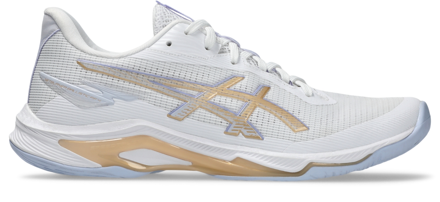 Женские кроссовки ASICS Netburner Ballistic FF 4, цвет: Белый / Шампань — фото 1