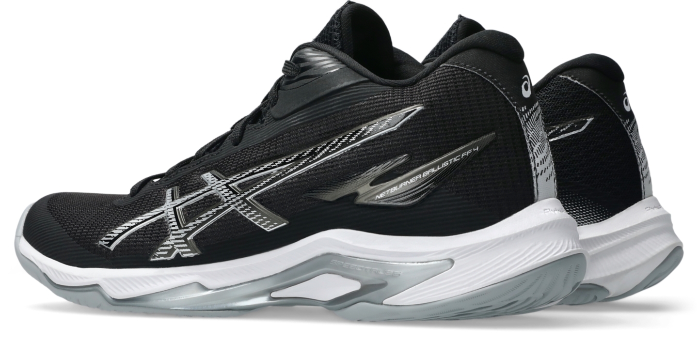 Женские кроссовки ASICS Netburner Ballistic FF MT 4, цвет: Чёрный / Белый — фото 3