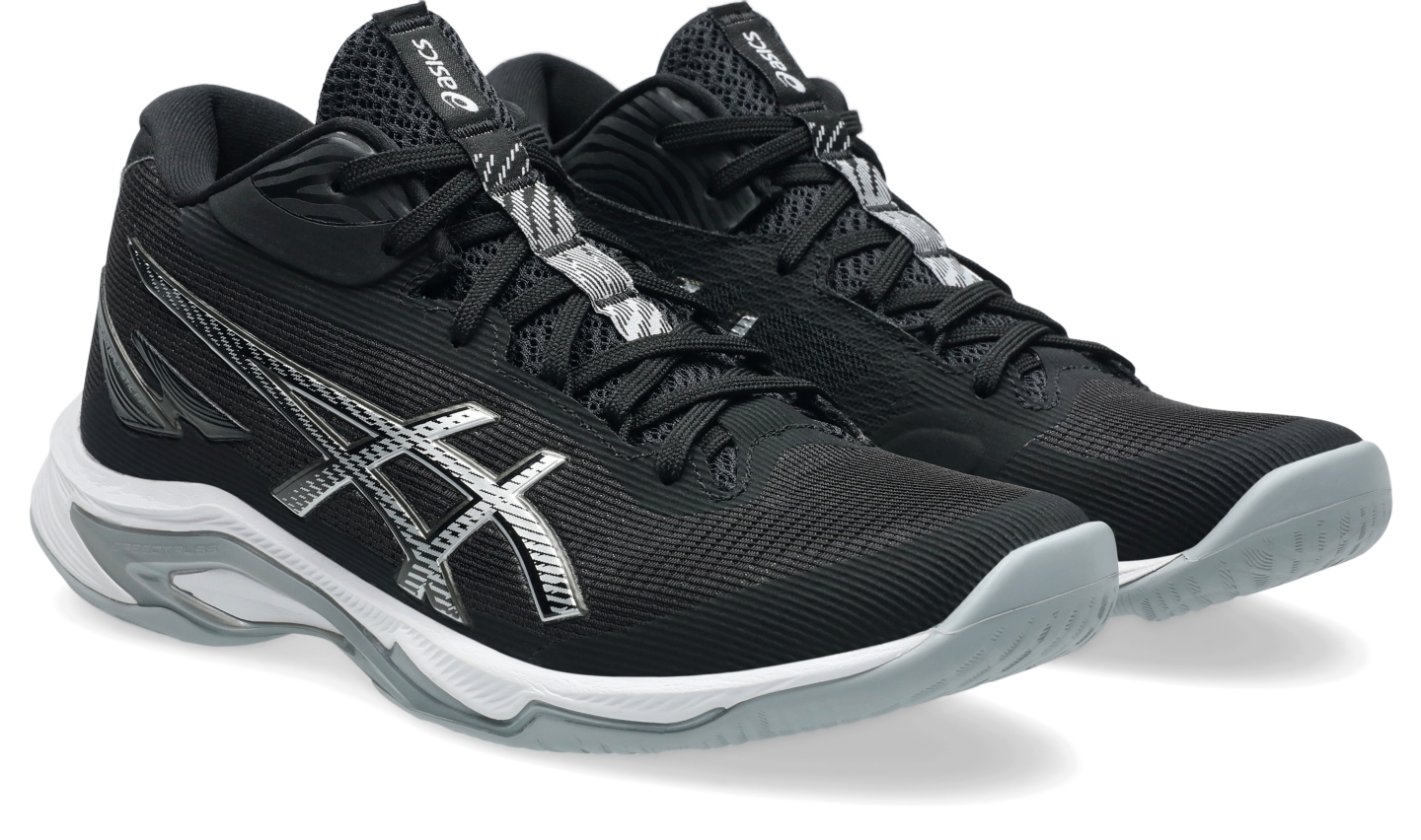 Женские кроссовки ASICS Netburner Ballistic FF MT 4, цвет: Чёрный / Белый — фото 2