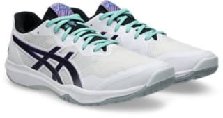Image 2 of 8 of Unisex WHITE/RADIANT AMETHYST ROTE JAPAN LYTE FF 3 Unisex Volleyball Shoes