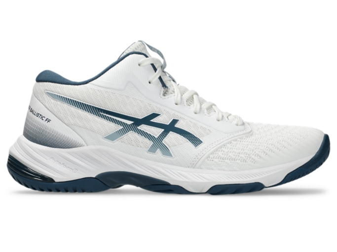 NETBURNER BALLISTIC FF MT 3 | WHITE/VINTAGE INDIGO | メンズ バレーボール シューズ【ASICS 公式】