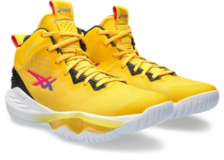 Asics Men's Basketball shoes Nova Surge 2 Saffron/Graphite Grey