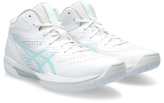 Zoom image of Image 2 of 7 of ユニセックス White/Aquamarine GELHOOP V15 メンズ バスケットボール シューズ