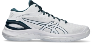 GEL BURST Unisex White Magnetic Blue Unisex Basketball Shoes ASICS Australia