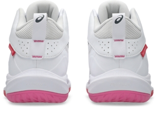 Image 5 of 8 of Unisex WHITE/PINK CAMEO GELHOOP V17 Unisex Basketball Shoes