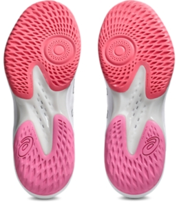 Image 7 of 8 of Unisex WHITE/PINK CAMEO GELHOOP V17 Unisex Basketball Shoes