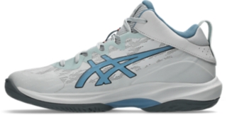 Image 4 of 8 of Unisex CLOUD GREY/SABA BLUE GELHOOP V17 S Unisex Basketball Shoes